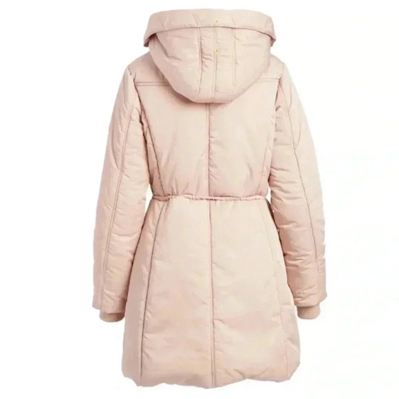 🆕Jessica Simpson Blush Sherpa-Trim Anorak Long Jacket L🆕 - Picture 4 of 16